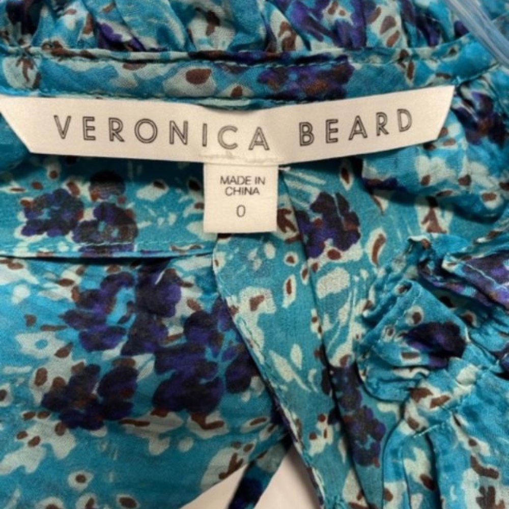 VERONICA BEARD 'Becky' Silk Dress EUC - Picture 6 of 14